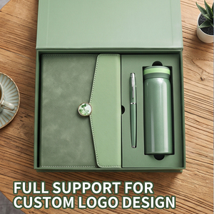 Leather Office Combo Business Gift Personalized Notebook Pen Insulated <b>Cup</b> Set with Gift Packaging 120 Pages - Product Image 1