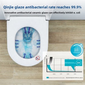 WC mural en céramique <span class=keywords><strong>Duravit</strong></span> pour la maison, avec chasse d'eau dissimulée, 257709/002169 - Product Image 3