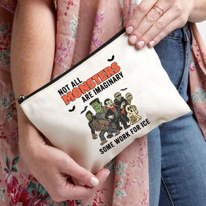 1 pcczvintage Monster Mash borsa per il trucco liberale, decorazioni per la doccia da sposa, regali di fidanzamento nuziale addio al nubilato - Product Image 5