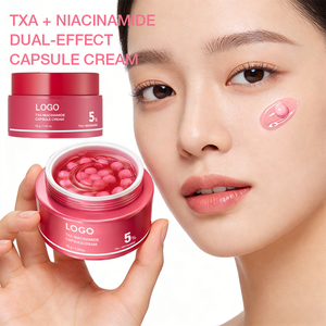 Crème en capsules OEM TXA 5% Niacinamide à double effet éclaircissant, atténuant les taches brunes, illuminant le teint et rehaussant l'éclat naturel - Product Image 6