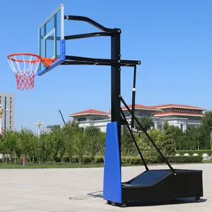 الداخلية والخارجية كرة السلة هوب لعبة قابل للتعديل الهيدروليكية قائم كرة السلة كرة السلة معدات للتدريب