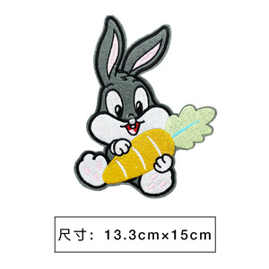 Phim Hoạt Hình Thêu 3D Các Bản Vá Lỗi Sequins Lớn Sắt Trên Chenille Appliques Cho Trẻ Em Của Cá Nhân Ngực Trở Lại Quần Áo - Product Image 5