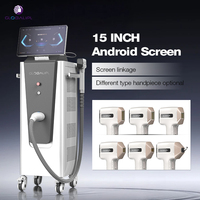 Peralatan Penghilang Bulu Laser Dioda Daya Tinggi 4 Panjang Gelombang 755nm 808nm 940nm 1064nm Detektor Rambut AI Teknologi Pendingin untuk Salon Profesional