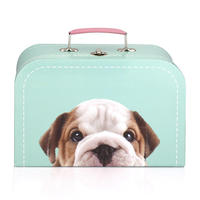 Emballage de luxe artisanal décoratif personnalisé, boîte cadeau bébé, carton rigide, valise en papier pour bébé et enfant, boîte cadeau bébé Geschenkdoos