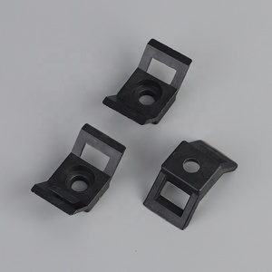 ケーブルタイベースサドルタイプマウントワイヤーホルダー,ケーブルジップタイマウント自己ロック環境にやさしい難燃性タイプ - Product Image 1