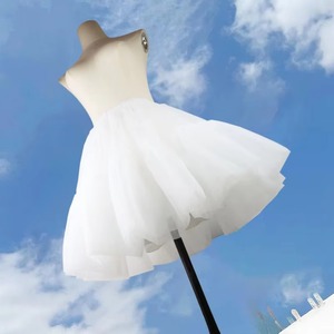 <span class=keywords><strong>Jupon</strong></span> <span class=keywords><strong>vintage</strong></span> court en tulle bulle 100% polyester, longueur de jupe 35 cm, taille élastique 50-100 cm, <span class=keywords><strong>robe</strong></span> de mariée rétro - Product Image 3