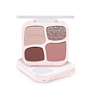[Exclusivo de PERI Wukin] Paleta de Sombras de Ojos Colorrose de 6g en Caja para Maquillaje Ligero Diario con Tonos Tierra, Iluminador y Brillo - Product Image 1