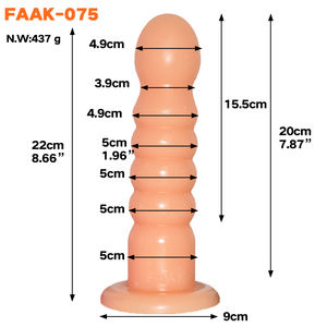 Tienda de juguetes 5 bolas con cuentas Sexo Anal Dildo erótico juguete sexual cinturón Sm juego correa en el pene para lesbianas <span class=keywords><strong>Gay</strong></span> - Product Image 3