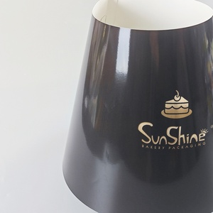 Sunshine Cardboard Paper <b>Box</b> Paper Shelf Holder Stand With Cover for Cupcake Dessert - Product Image 5