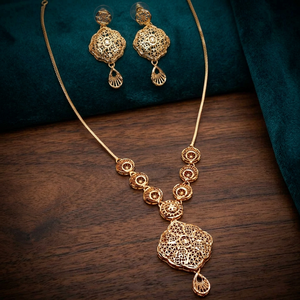 Venta al por mayor Forming Jewelry 14K 18K 24K Gold Filled Collares de moda, Conjunto de joyería turca tradicional, Latón Oro Joyería de lujo. - Product Image 3