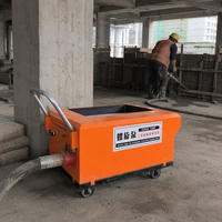 Pompe à injection de coulis hydraulique pour colonnes structurelles, petite machine portable de transport de béton et de mortier pour fondations