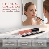 Kit de maquillage pour les lèvres en marque privée, gloss et crayon à lèvres pour femmes et filles, vente en gros, OEM, ODM, acheteurs, distributeurs, logo personnalisé