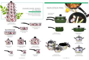 Daile ทนทานคุณภาพสูงเคลือบเครื่องหม้อ <span class=keywords><strong>korkmaz</strong></span> ชุดหม้อเครื่องครัวไม่ติด - Product Image 4