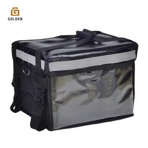 Sac isotherme promotionnel non tissé pour la livraison de nourriture, fourre-tout, gâteau à déjeuner, <span class=keywords><strong>crème</strong></span> glacée, logo personnalisé doré - Product Image 5