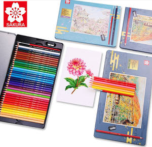 Juego de Lápices de Colores Profesionales en Caja de Metal, 12/24/36/48/72 Colores, Núcleo Suave, para Adultos y Niños, para Colorear y Dibujar - Product Image 2