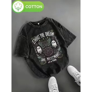 Camisetas Blancas al por Mayor, Lavadas con Ácido, 100% Algodón, 230 Gramos, Gruesas, Personalizadas, de Alta Calidad para Hombre - Product Image 5