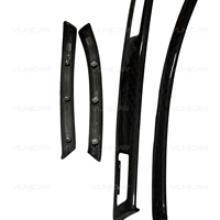 Remplacement de la garniture centrale du tableau de bord intérieur de la voiture en fibre de carbone pour BMW Série 3 E90 E91 E92 E93 M3 2007-2013