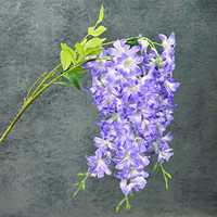 Hängende Künstliche Glyzinienblüten, Künstliche Blumenornamente für Hotel, Zuhause, Hochzeitsdekoration, Grenzüberschreitende Dekoration