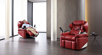 Fauteuil inclinable géant pour cinéma et théâtre, 180 degrés, fauteuil de cinéma, canapé en cuir pleine fleur, fauteuil inclinable de direction