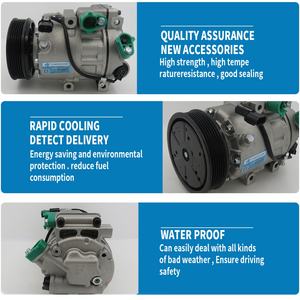 Compresor de Aire Acondicionado para Vehículos de 12V, Piezas de Aire Acondicionado para Automóviles, para Hyundai Genesis 3.8 V6 977013M000 - Product Image 6