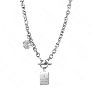 Collana da donna in acciaio inossidabile placcato oro 18K Infinite piccole stelle per occasioni regalo 2022 - Product Image 6