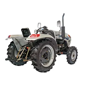 Trator de direção hidráulico elétrico de partida 25hp 4*4, 3 pontos, fazenda e trator de jardim com cultivador