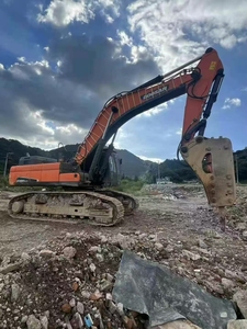รถขุด Doosan DX520LC-9C Dx 500 มือสอง เครื่องยนต์ดีเซล ระบบไฮดรอลิก แบบตีนตะขาบ สำหรับงานดิน ชั่วโมงการทำงานต่ำ น้ำหนัก 52 ตัน ขนาดใหญ่ - Product Image 3