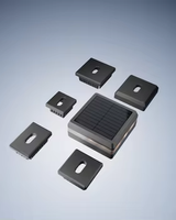 Lámpara Solar LED Moderna para Jardín, Impermeable IP65, con Base Múltiple, para Exteriores, con Batería, Certificación RoHS, para Portones/Vallas