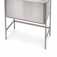 Évier de lavage industriel en acier inoxydable 304L poli CNC, soudé et électro-polissu, OEM, pour cuisines commerciales