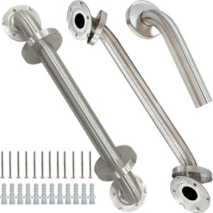 Barra de Agarre de Acero Inoxidable Steel Clean de 30-60 cm con Acabado Cepillado para Seguridad y Accesibilidad en el Baño - Product Image 1