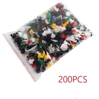 Lot de 200 attaches universelles mixtes pour voiture, clips de pare-chocs, rivets de fixation, garnitures de panneaux de porte pour tous les véhicules, intérieur de voiture