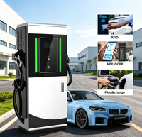 Chargeur rapide DC pour véhicules électriques 40 kW à fonctionnement silencieux avec CCS2 et ventilateur à faible bruit pour les parkings d'hôpitaux et de cliniques