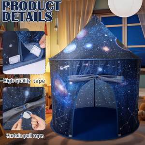 Tente pour enfants Star, portable, pliable, pour jouer à l'intérieur et à l'extérieur, jouet, château de <span class=keywords><strong>princesse</strong></span>, tente de jeu pour enfants - Product Image 1