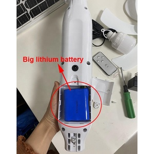 Omsen Best Manufacturers Rechargeable Solar Panels <b>Standing</b> Fan Solar Energy With Bulb Light Battery OMQ806 -198F Solar <b>Standing</b> - Product Image 2