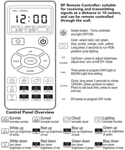 Luce LED Professionale per Acquario 30-120cm con Telecomando, Illuminazione Intelligente a Spettro Completo per Piante Vive e Pesci - Product Image 5