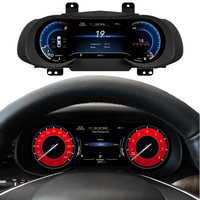 Untuk Maserati Quattroporte 2013-2023, Instrumen Dashboard LCD Digital Layar 12.3 inci, Speedometer, Wireless Carplay, Upgrade Linux