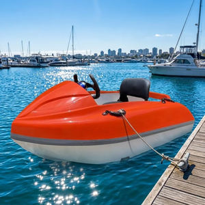 <span class=keywords><strong>Moto</strong></span> Acuática Eléctrica Comercial, Bote Inflable de Fibra de Vidrio con Pedales para Ejercicio Acuático, Velocidad Máxima de 50 km/h - Product Image 2