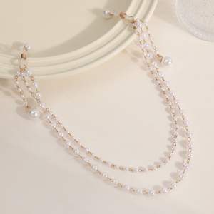 <span class=keywords><strong>Cadena</strong></span> Sexy para Pezón sin Perforación con Perlas para Mujer, Joyería de Cristal Dorado para el Pecho, Accesorios de <span class=keywords><strong>Cadena</strong></span> Corporal, Regalo - Product Image 3