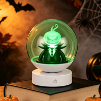 Lampe de nuit LED en forme de tête de citrouille pour enfants - Rechargeable, changeant de couleur RGB, pour la chambre à coucher