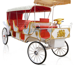 Carruaje de Caballos Eléctrico de Lujo Clásico con Batería, 9 Asientos, para Bodas y Alquiler Turístico - Product Image 1