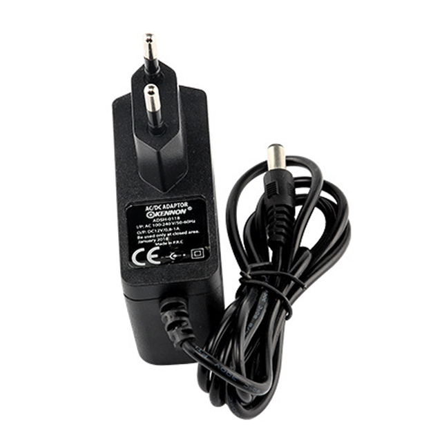 Adapter LED Driver Power Supply AC 100V-240V Adaptor Black Plastic Case Adaptor 12V 1A US/EU Plug Power Adapter
