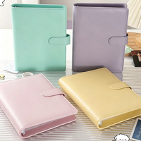 Carnet de notes en cuir rechargeable Journal coloré imprimé A5 PU Cahier organisateur personnalisé avec logo
