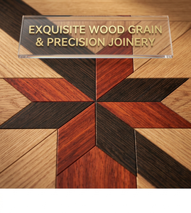 <span class=keywords><strong>Parquet</strong></span> en chêne blanc Chantilly conçu sur mesure avec système de clic pour salon et villa - Product Image 3