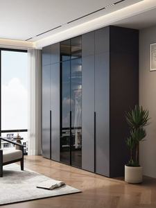 High-Quality Mirror Wardrobe Sliding Door <strong>Closet</strong> with Mirror, Bulk Clothes Storage Kleider Schrank for Furniture Wholesalers - Product Image 4