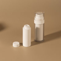 Bouteilles de distributeur de crème sans air de haute qualité 30ml/50ml/100ml PP Conception remplaçable pour les pots de crème pour le visage en PP vides pour les soins de la peau