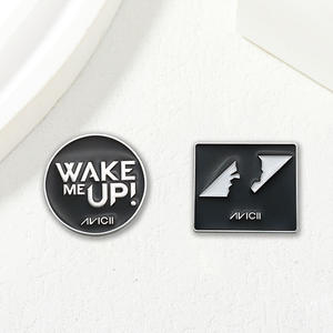 Cool Fashion <span class=keywords><strong>DJ</strong></span> AVICII Broche Famoso Productor de música Insignia de aleación Música electrónica Pin esmaltado - Product Image 3