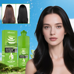 MOKERU Shampooing Colorant Permanent Sans Ammoniaque <span class=keywords><strong>Mousse</strong></span> Naturelle pour Cheveux Couvre Rapidement les Cheveux Gris pour HOMMES - Product Image 3