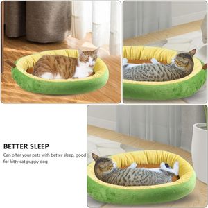 Dog Bed <b>Cat</b> Nest All-Season Pet Bed & <b>Mat</b> Flannel Material Removable Washable Pear-Shaped - Product Image 3