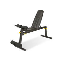 Banc de musculation réglable en acier avec logo original, directement de l'usine, pour usage multifonctionnel à domicile