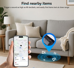 Localisateur de carte MFI, porte-clés, bagages, balise GPS, dispositif de suivi, localisateur de clés pour <span class=keywords><strong>voiture</strong></span>, Air Tag - Product Image 4